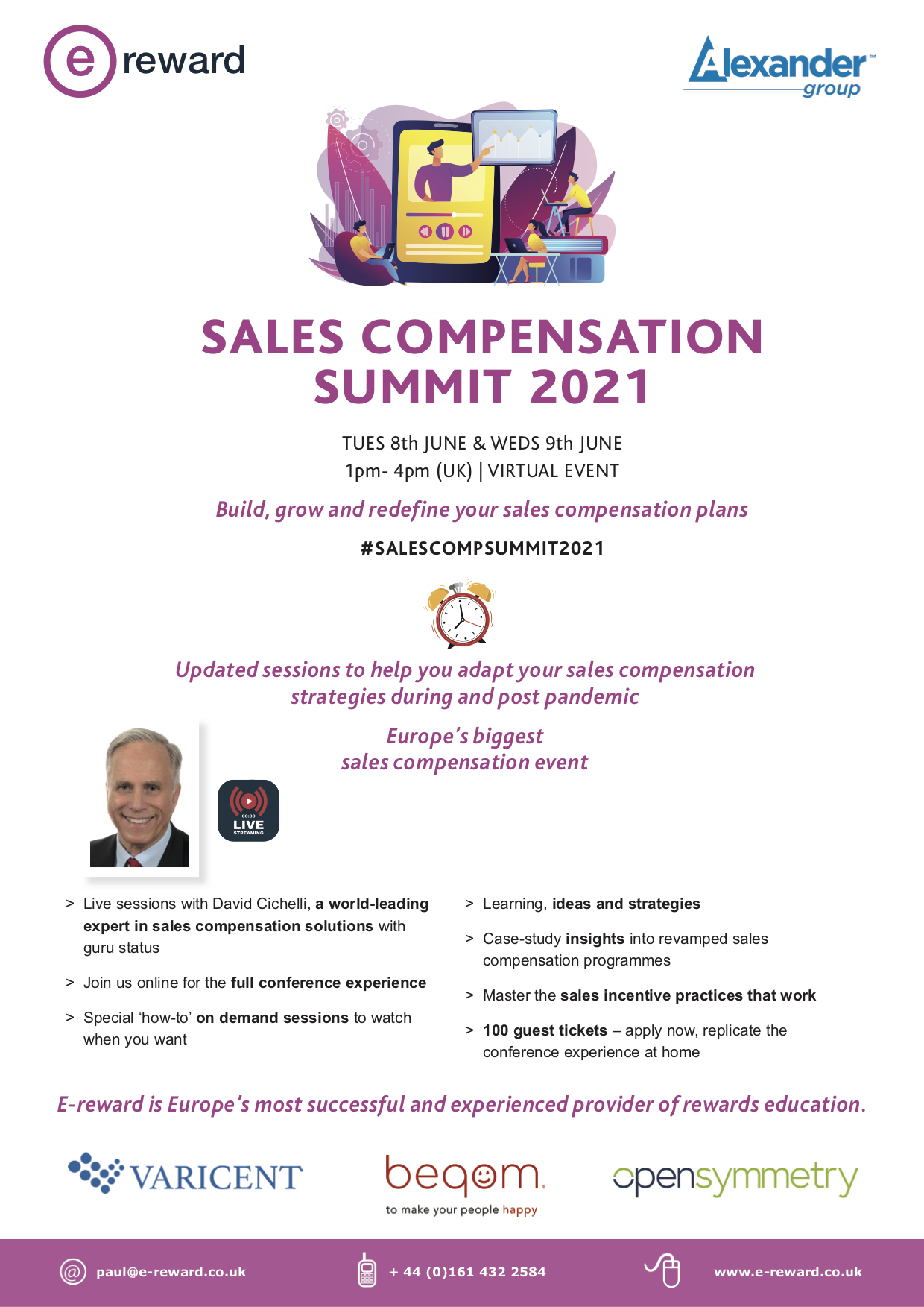 Sales Compensation Summit brochure